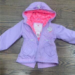 Carter's Lavender Unicorn jacket  for Kids